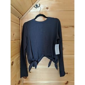 Athleta Side Tie Sweatshirt